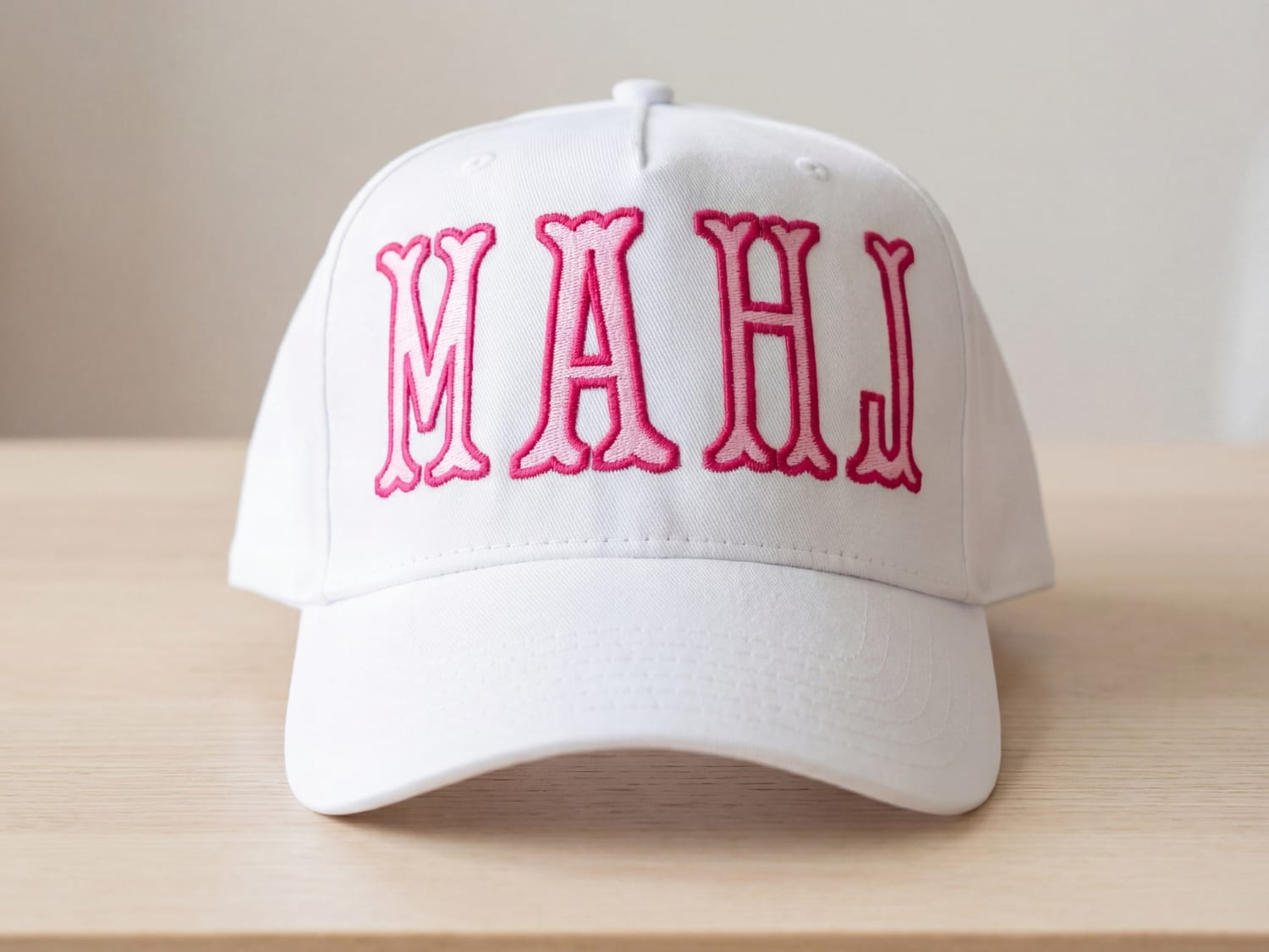 MAHJ embroidered hat